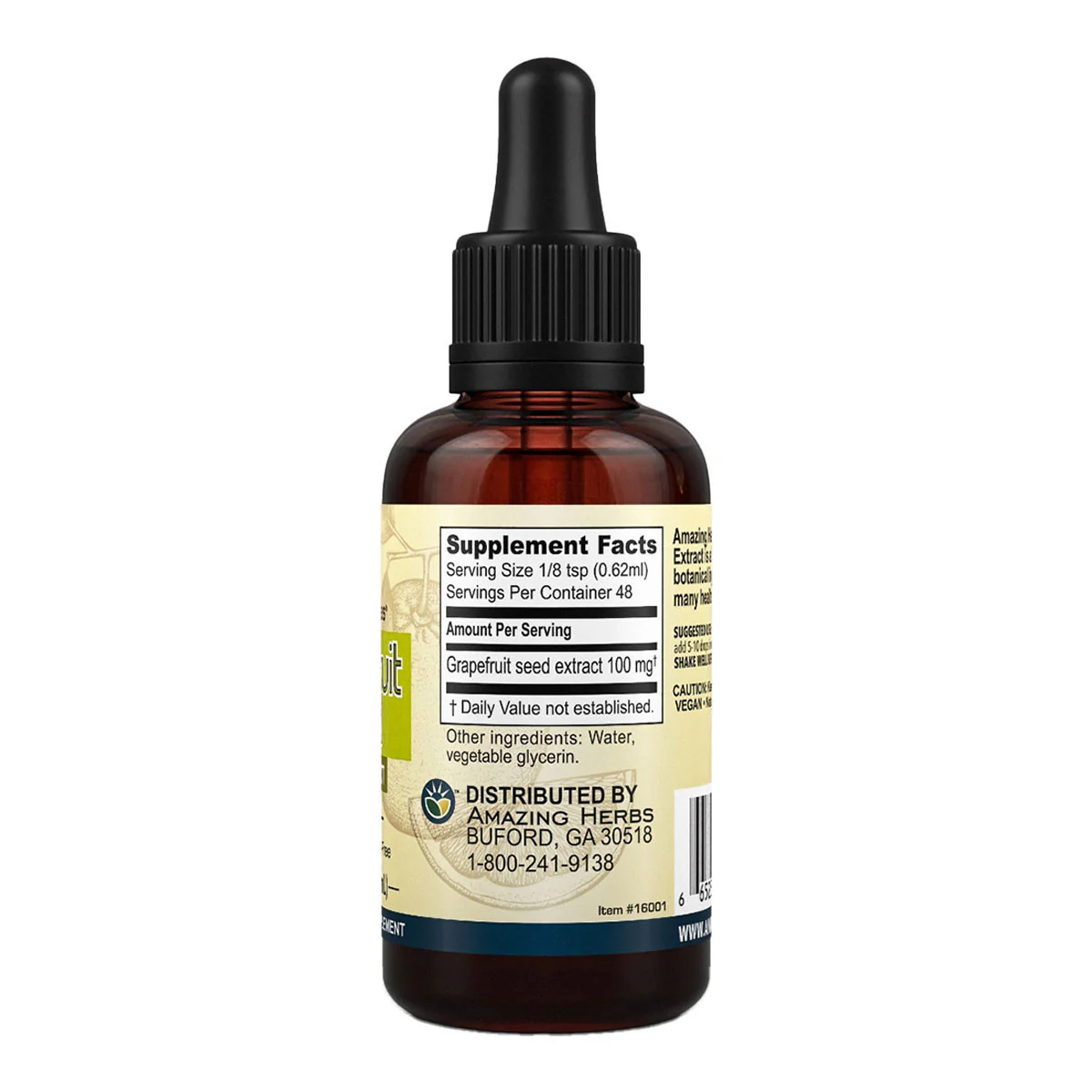 Grapefruit Seed Liquid Extract 100mg - Image 2