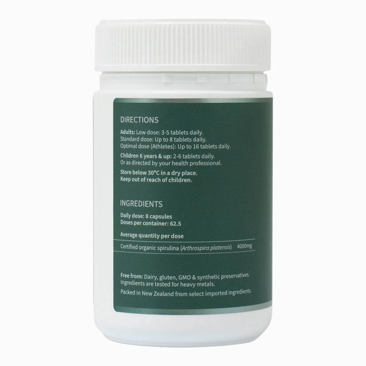 Certified Organic Spirulina Tablets - Image 3