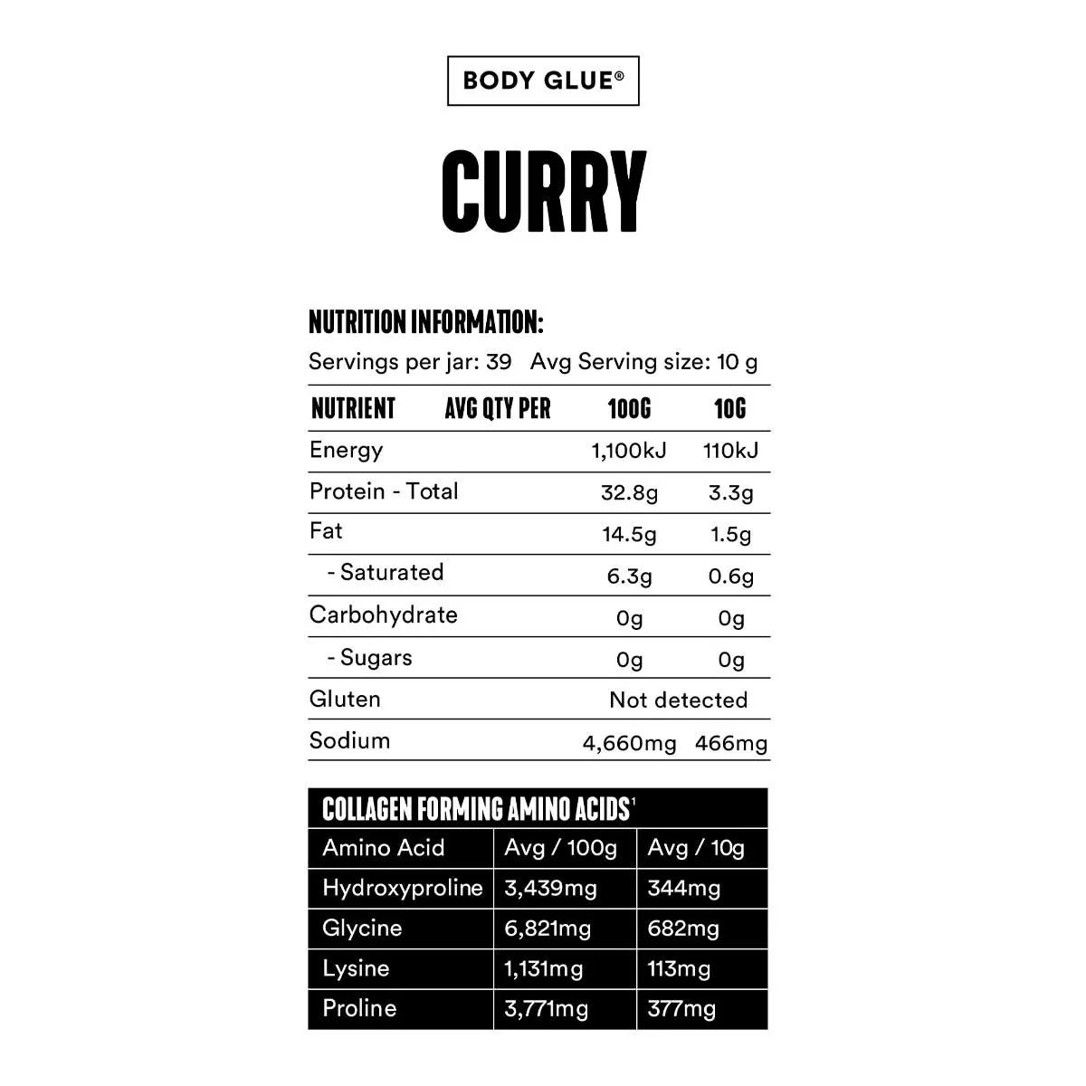 Bone Broth Body Glue Curry - Image 3