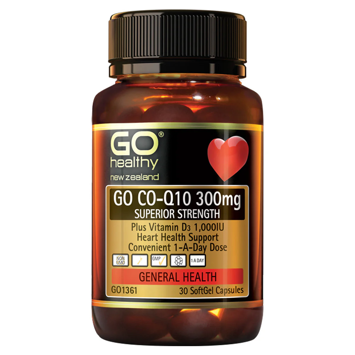 Go Co-Q10 300mg - Superior Strength - Image 2