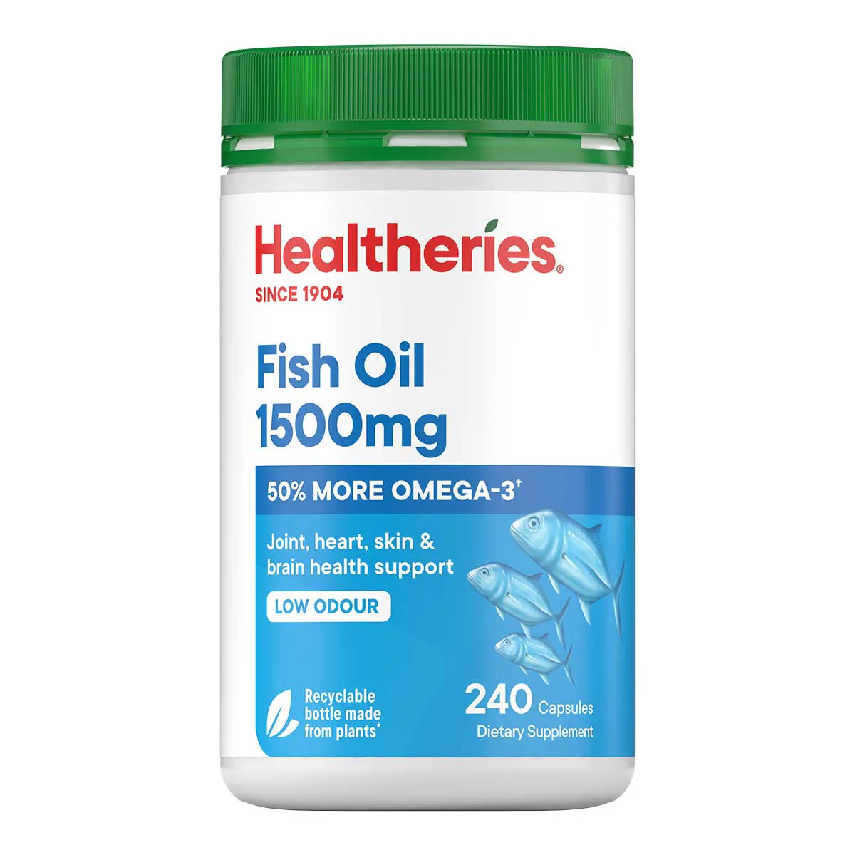 Fish Oil 1500mg - Low Odour - Image 2