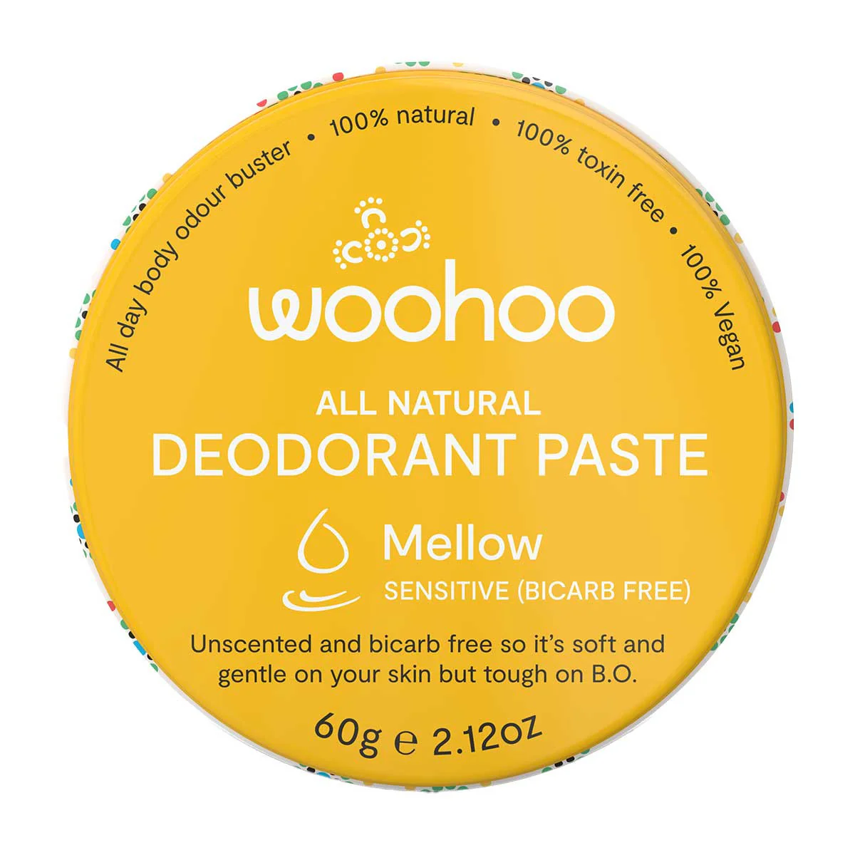 All Natural Deodorant Paste Tin - Mellow